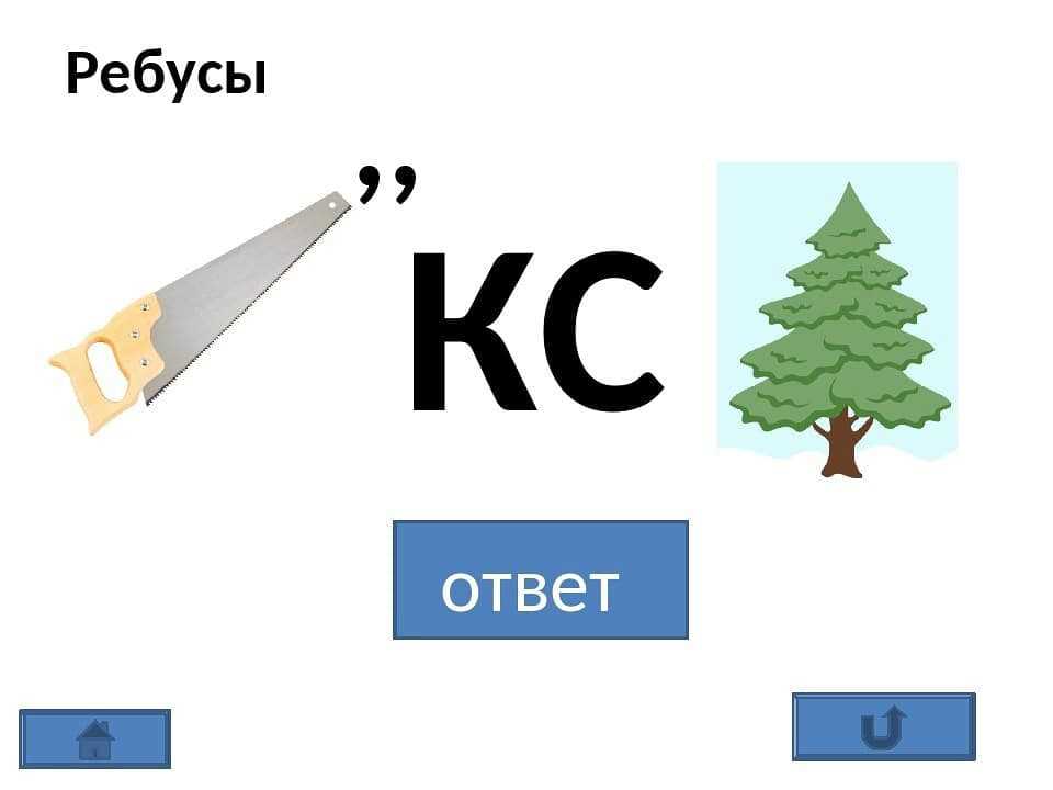 Отгадать ребус по картинке 1 класс