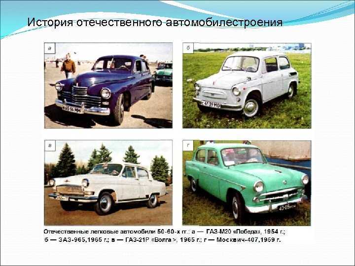 Автопром ссср: история, автомобилестроительные предприятия, легендарные советские автомобили