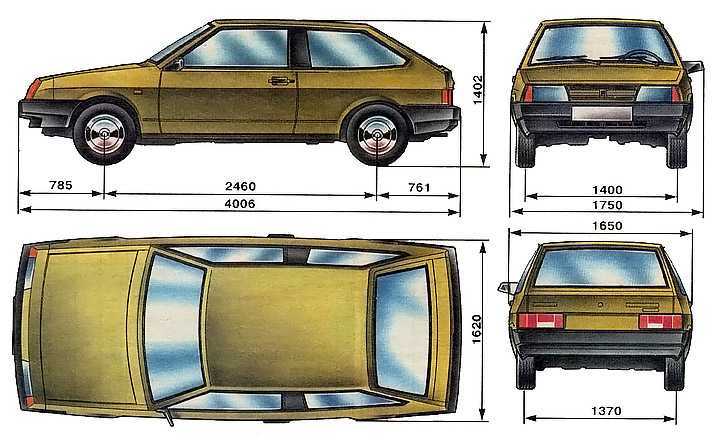 Чертеж девятки машины