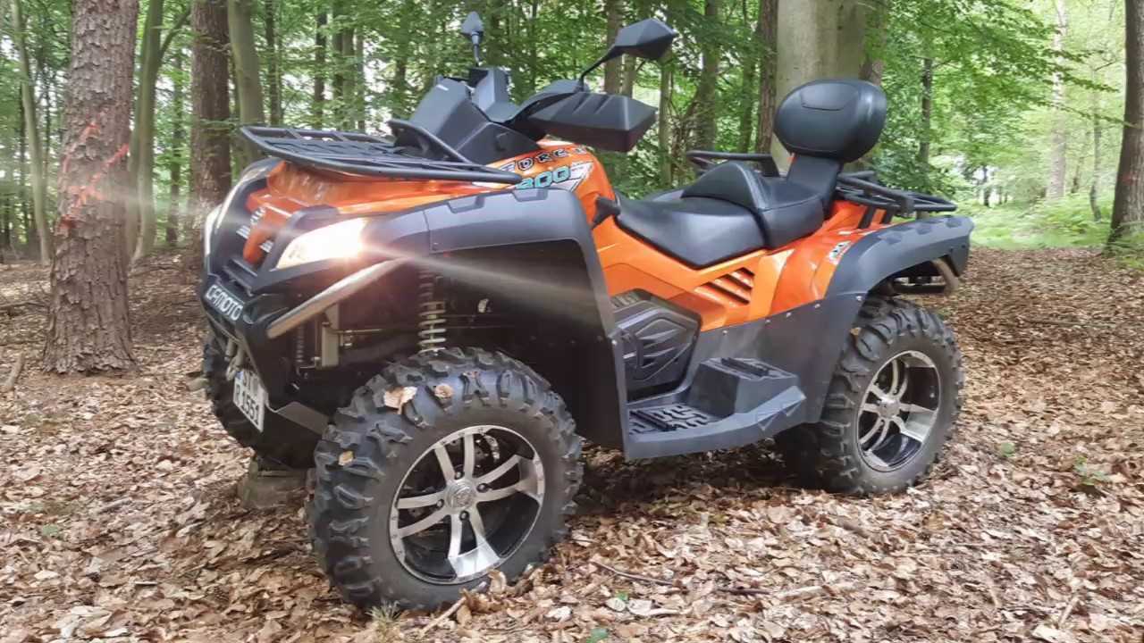 Испытание квадроцикла cfmoto cf500-x5