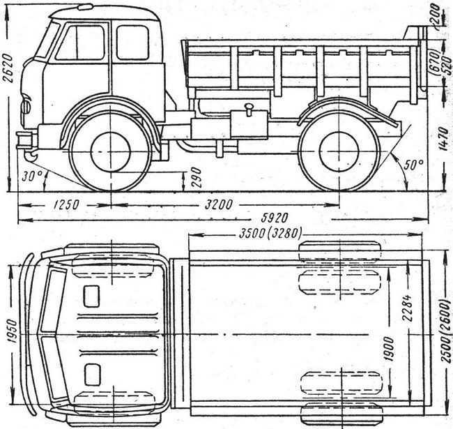 Маз 500 схема