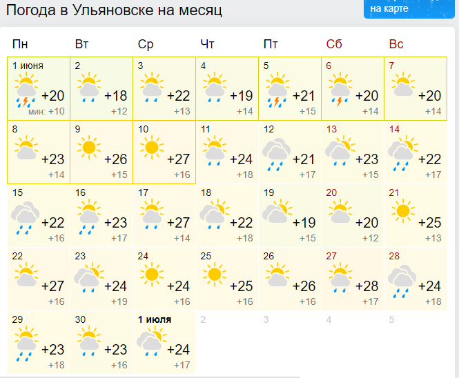 Погода на июнь 2024 г. Погода в Пензе. Погода в Ульяновске. Погода за месяц. Погода в Набережных Челнах.