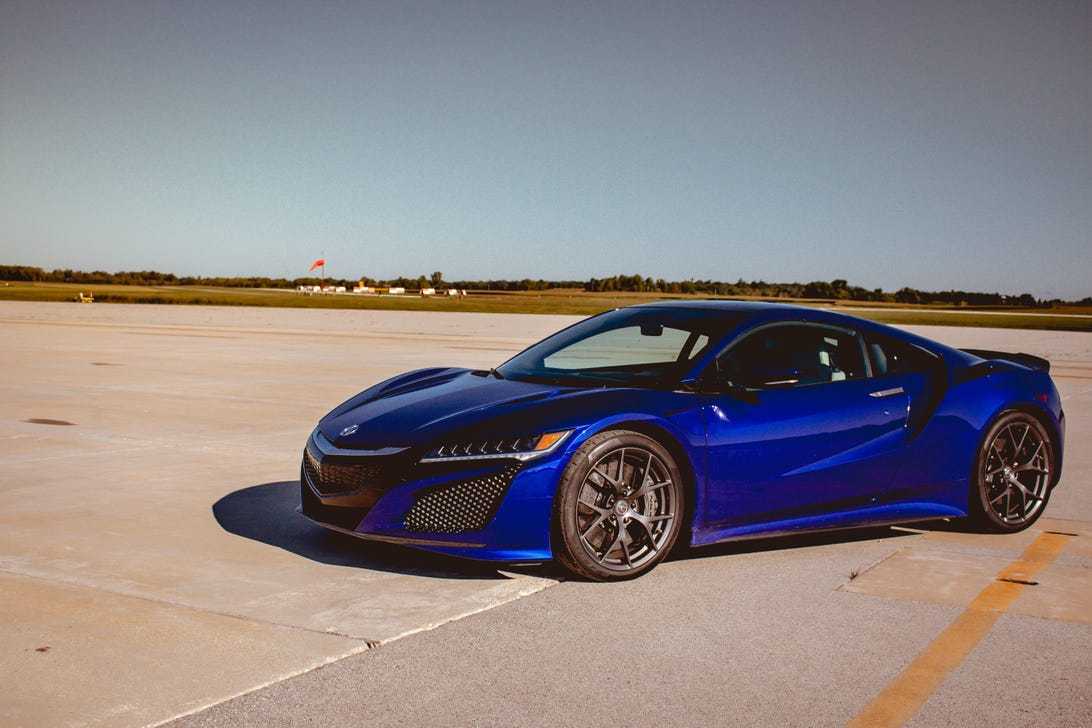 Honda NSX синяя