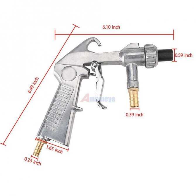 Чертеж пескоструйного пистолета