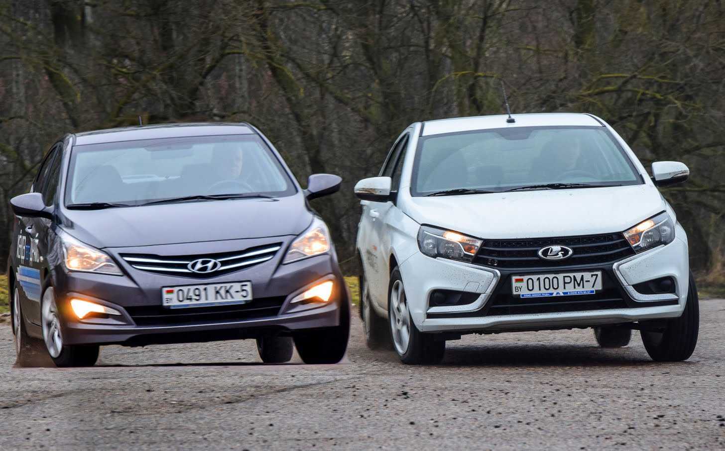 Lada Vesta vs Hyundai Solaris