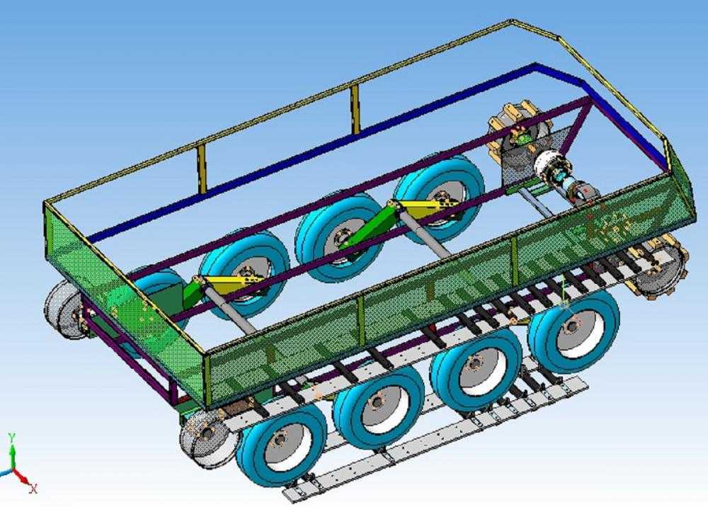 Гусеничный вездеход проект 1